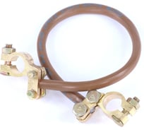 Провод АКБ VOLTON перемычка, клемма-клемма, латунь, П-5 400 мм. S=25 мм. VLT540025