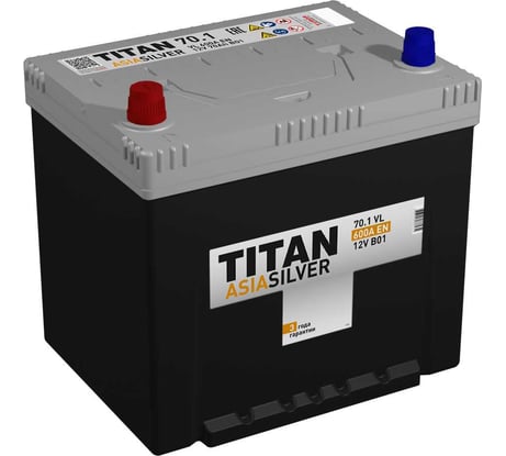 Аккумулятор TITAN ASIASILVER 6СТ-70.1 VL B01 4607008886931