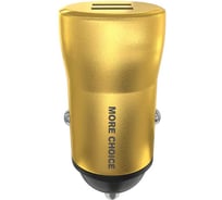 Автомобильное зарядное устройство More Choice 2USB, 2.4 A AC31