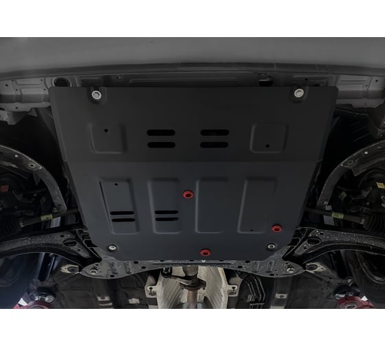 Защита картера и КПП АвтоБроня Kia Sonet CVT, МКПП FWD 2020-н.в., рынок РФ 111.02865.1