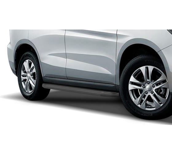 Пороги на автомобиль Rival "Premium-Black" Haval M6 2023-, 180 см, 2 шт.  A180ALB.9405.1