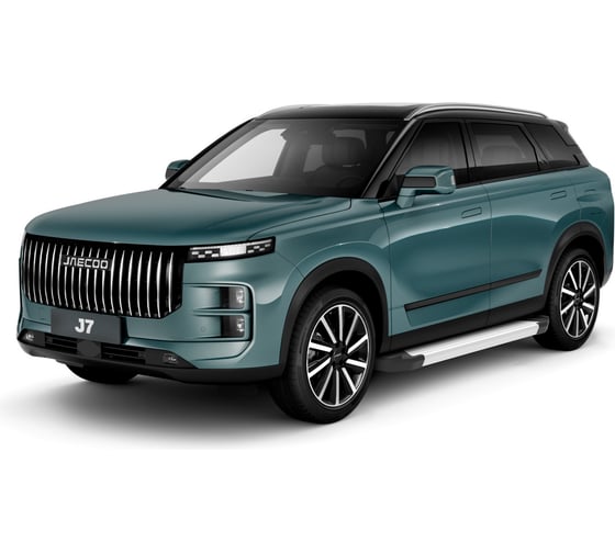 Пороги на автомобиль Rival "Silver" Jaecoo J7 2023-н.в., 180 см, 2 шт. F180AL.0911.1