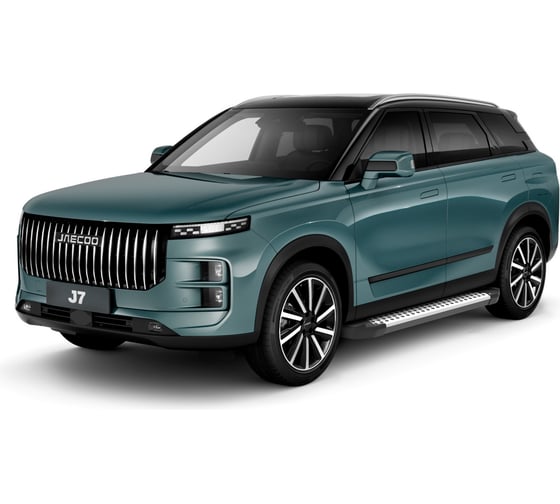 Пороги на автомобиль Rival "Bmw-Style круг" Jaecoo J7 2023-, 180 см, 2 шт. D180AL.0911.1