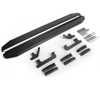 Пороги на автомобиль Rival "Premium-Black" Jaecoo J7 2023-, 180 см, 2 шт. A180ALB.0911.1