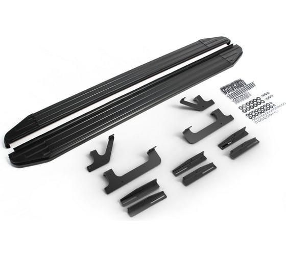 Пороги на автомобиль Rival "Premium-Black" Jaecoo J7 2023-, 180 см, 2 шт. A180ALB.0911.1 1
