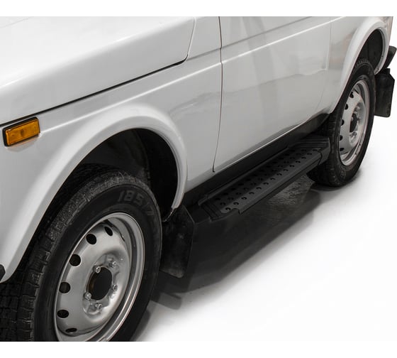 Пороги на авто Rival "Bmw-Style круг" ВАЗ 2121 93-21/Niva Legend 2121 21- D128ALB.6004.1