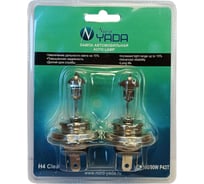Лампа Nord-Yada H4 12V 100/90W P43t CLEAR 2шт, блистер TM Nord YADA 902230