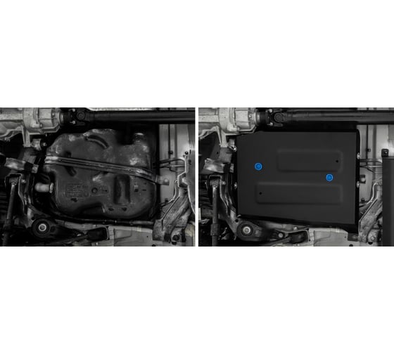 Защита топливного бака Rival Changan UNI-K АКПП 4WD 2020-н.в., рынок РФ 111.8909.1