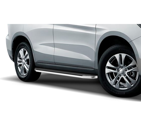 Пороги на автомобиль Rival "Premium" Haval M6 2023-н.в., 180 см, 2 шт. A180ALP.9405.1