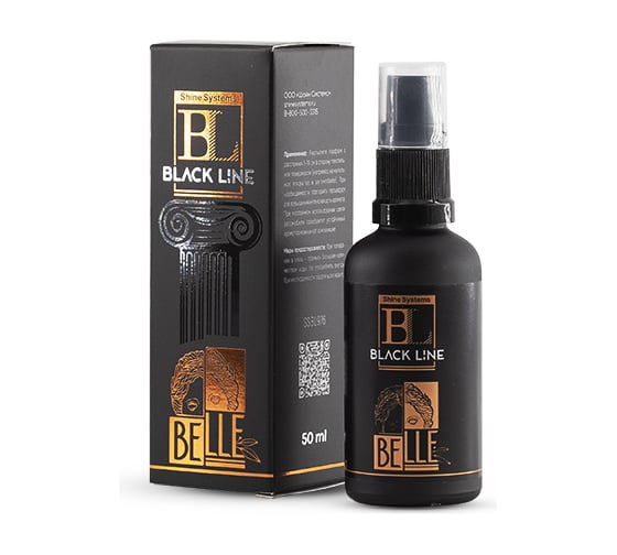 Ароматизатор для авто и дома Shine systems Black Line Belle обьем 50 мл SSBL976 1