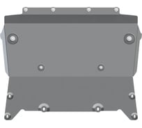 Защита радиатора и рулевой рейки SHERIFF для BMW 5 Series 2017-3.0 D АТ AWD/4WD, гнутая, AL 5 мм, с крепежом 3432 3942