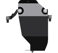 Защита редуктора SHERIFF сталь 3 мм, для KIA Sorento Prime (SUV)-3.3 / 2.2 DSL AT 2015/2016/2017/2018/2019/2020/2021 3313 3761