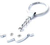 Брелок АВТОСТОП ARROW HEART два сердца со стрелой AB-39051A
