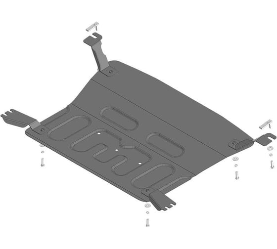 Защита стальная MOTODOR 2 мм Д, КПП Hongqi HS5 с 2023 г. 73906 1