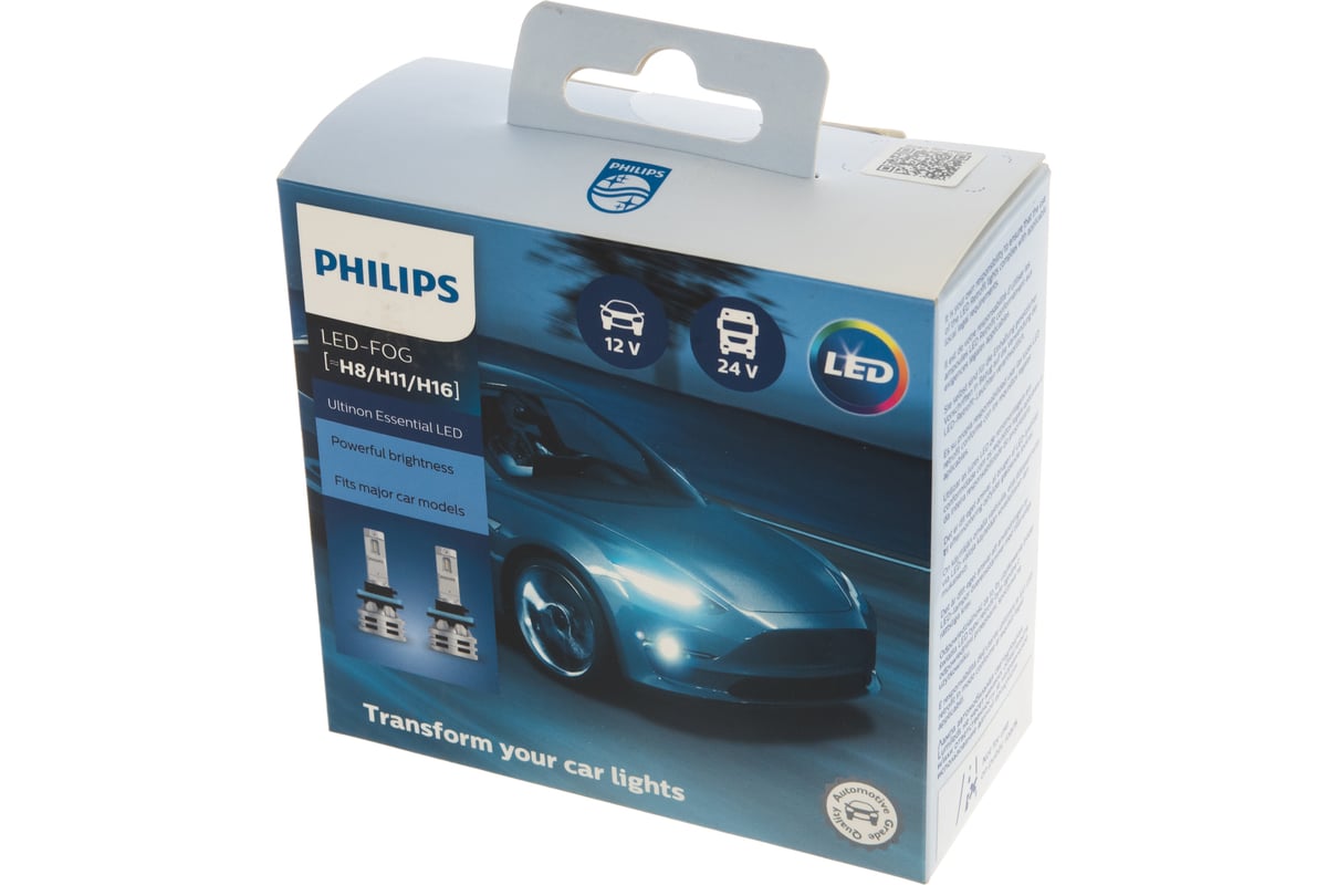 H8 H16 Philips Ultinon Essential Fog LED 11366UE2X2 – HID CONCEPT