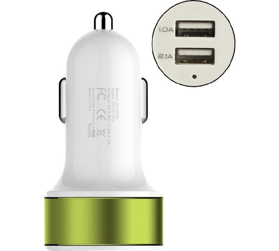 Автомобильное зарядное устройство Pro Legend 2 USB, 2А PL9302 1