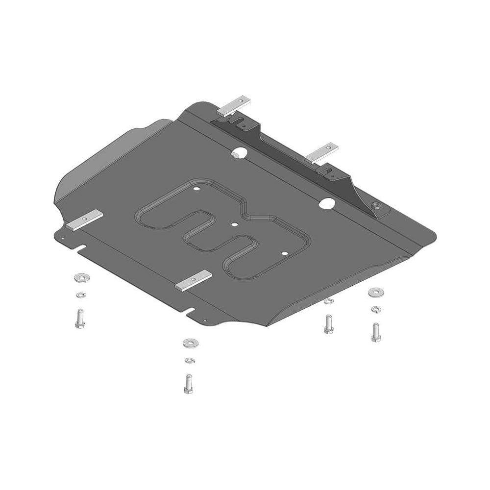 Защита стальная MOTODOR 2 мм Д, ПДф JAC T6, Sollers ST6. 78309 ...