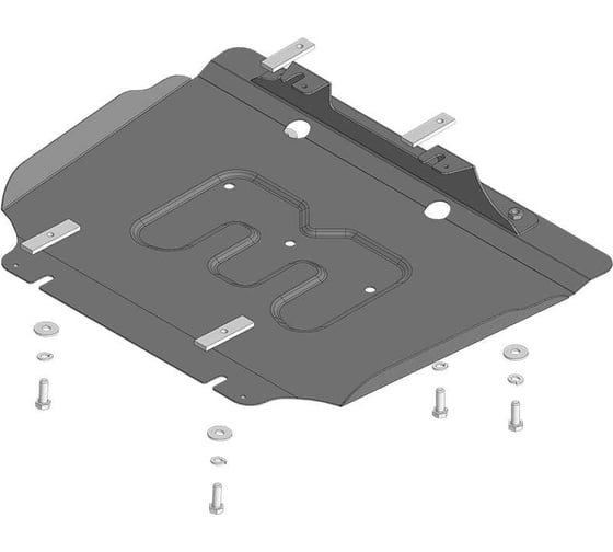 Защита стальная MOTODOR 2 мм Д, ПДф JAC T6, Sollers ST6. 78309 1