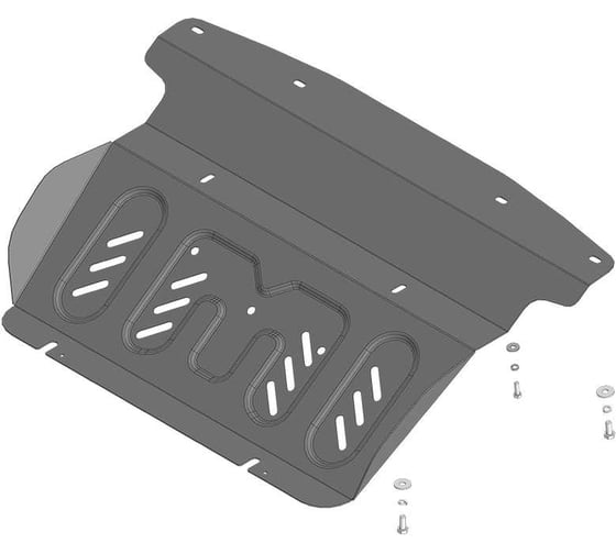 Защита стальная MOTODOR 2 мм Р JAC T6, Sollers ST6. 78308 1