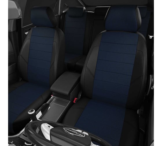 Авточехлы AVTOLIDER1 для Nissan Juke с 2011-н.в. джип Задняя спинка 40 на 60, сиденье единое NI19-0701-KK5