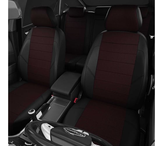 Авточехлы AVTOLIDER1 для Nissan Almera Classic с 2006-2012г. седан Classic. Без заднего подлокотника, 2 подголовников (задние Горбы) NI19-0402-KK6