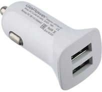 Автомобильное З/У GoPower GPC06-2U 2USB белый 00-00022625