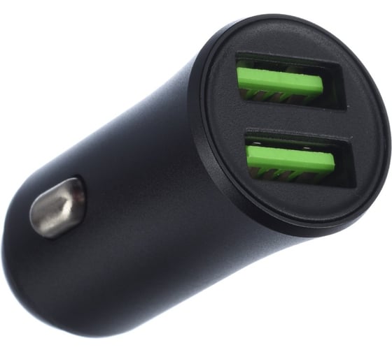 Автомобильное З/У GoPower GPC07-2U 2USB черный 00-00022626