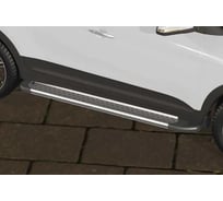 Комплект алюминиевых порогов Arbori Standart Silver 1700 для HYUNDAI Creta 2016-2020/Хендай Крета AFZDAALHCRET4WD05
