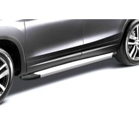 Комплект алюминиевых порогов Arbori Standart Silver 1700 для HYUNDAI Tucson 2018-нв/Хендай Туксон AFZDAALHT1805