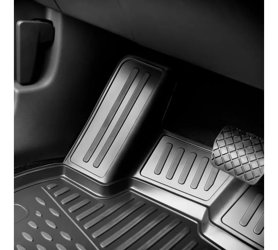 Коврики 3D в салон FORMAT подходят для GEELY Emgrand 7 SS11 2023, 4 шт. ПУ, повышенная износостойкость FORMAT.3DAN0470210k