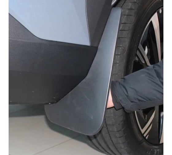 Задние брызговики Frosch для GEELY Atlas 2023– н.в. (II поколение), 2 шт. (optimum) в пакете/Джили Атлас NLF.AN0682.E13