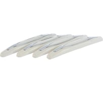 Защитные накладки на двери АВТОСТОП WHITE/CHROME с клейкой поверхностью AB-36720W