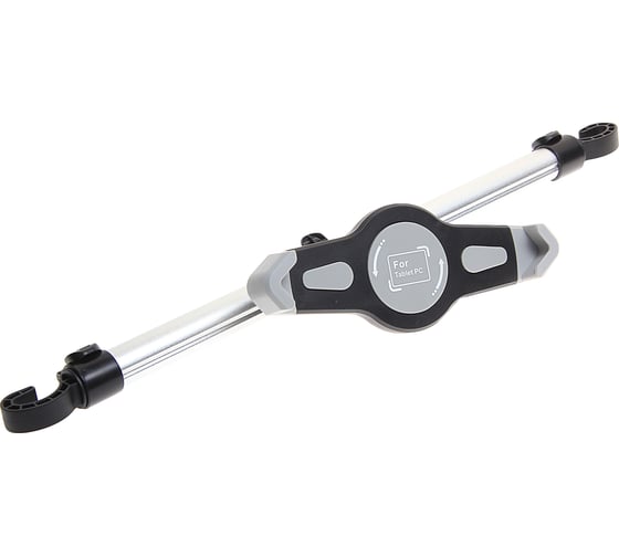 Держатель планшета АВТОСТОП BLACK/CHROME передвижной, штанга на подголовники PH-6027