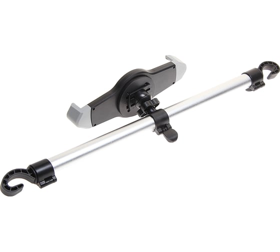 Держатель планшета АВТОСТОП BLACK/CHROME передвижной, штанга на подголовники PH-6027