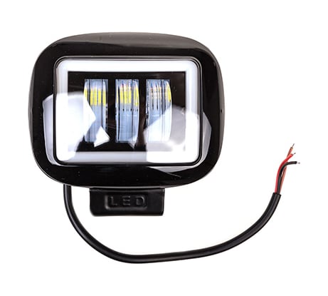 Светодиодная фара SKYWAY OFF ROAD прямоугольная 12V/24V 30W 6000К 9 диодов дальний свет S07201074