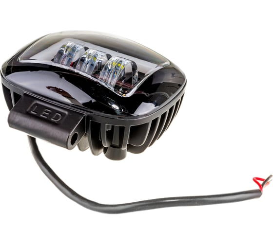 Светодиодная фара SKYWAY OFF ROAD прямоугольная 12V/24V 30W 6000К 9 диодов дальний свет S07201074