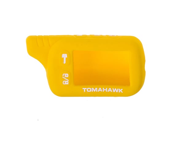 Чехол на сигнализацию SKYWAY TOMAHAWK TZ9010,9020,9030 силиконовый желтый S08903012