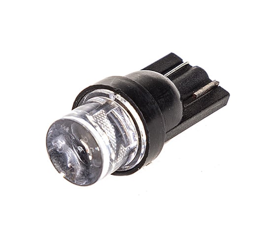 Автолампа диод SKYWAY T10 W5W 12V 1 LED Блистер EXTRA LIGHT без цок. 1-конт разноцветная, габариты S08201137