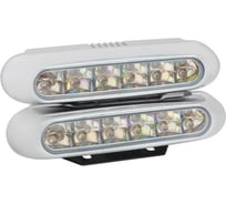 Ходовые огни SKYWAY 12V 12 диодов 2 шт PL251 W
