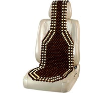 Массажная накидка на сиденье SKYWAY Massage-04 темное дерево, светлый рисунок S01305003