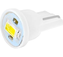 Автолампа диод SKYWAY T10W5W 12V 1SMD блистер EXTRA LIGHT без цоколя 1-конт белая габариты, номер S08201143
