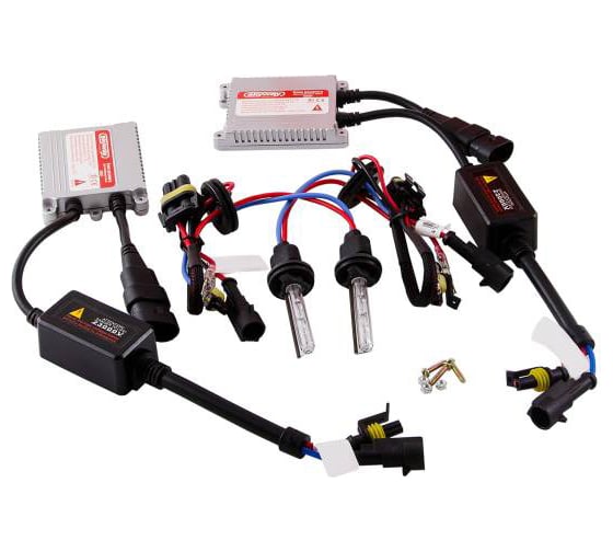Автолампа ксенон SKYWAY H1 12V 35W 6000K комплект 2 шт блока розжига ближний свет SH1 6000K D13 12V35W 1