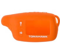 Силиконовый чехол на сигнализацию SKYWAY TOMAHAWK TW9010, 9020, 9030 оранжевый S08903005