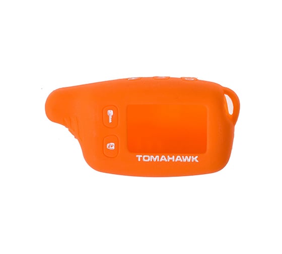 Силиконовый чехол на сигнализацию SKYWAY TOMAHAWK TW9010, 9020, 9030 оранжевый S08903005 1