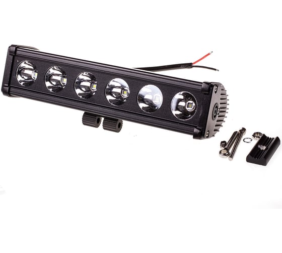 Cветодиодная фара SKYWAY OFF ROAD прямоугольная 12V/24V 60W 6000К 6 диодов, ближний свет S08401043