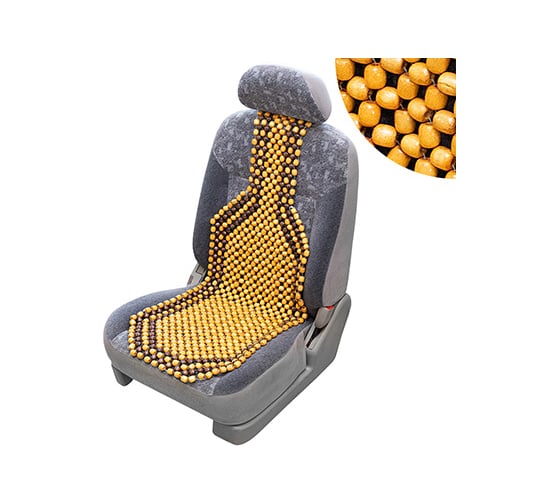 Накидка сиденья массажная SKYWAY Massage-04 дерево светлое дерево, рисунок темный S01305004