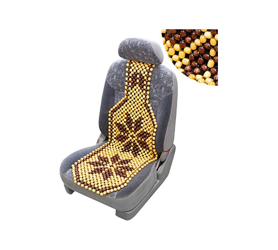 Накидка сиденья массажная SKYWAY Massage-05 дерево светлое дерево, рисунок темный S01305005
