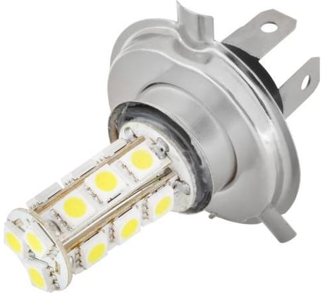 Автолампа диод SKYWAY H4 12V 18 SMD блистер 2-контактная белая ближний, дальний свет S08201016