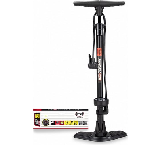 Ручной насос с манометром Heyner AEROSTAR PRO премиум 11 бар 216200