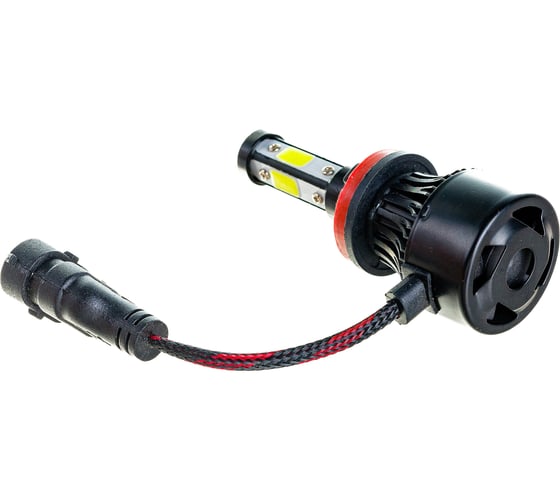 Автолампа-LED аналог ксенона SKYWAY H11x7 12/24V 28W 6000K 4000Lm 1-конт радиатор + вентилятор охл S08701008